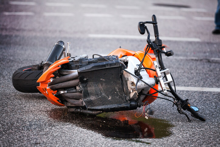 road rash motorcycle accident
